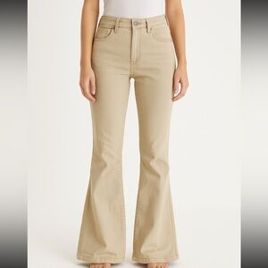 NEW Banjara Womens Cream Wide Leg